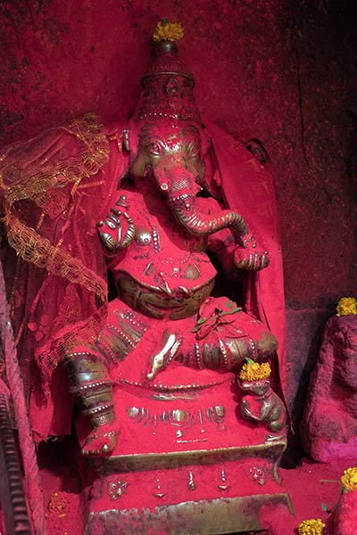 Statue of Hindu deity Ganesh, Navagraha Temple