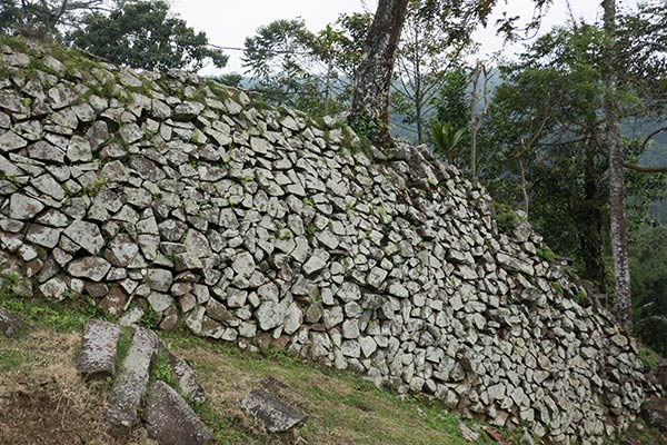 Andesite stone foundation blocks, Gunung Padang