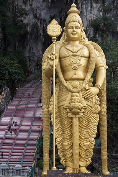 Statue of Muruga, Batu Caves, Kuala Lumpur, Malaysia