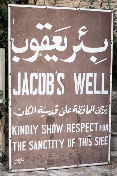 Jacob's Well sign